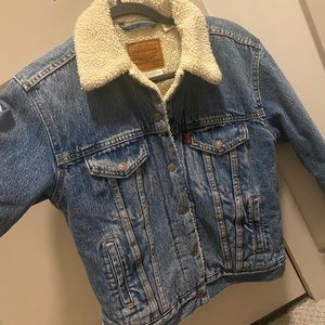 Levi’s Fuzzy Jean Jacket
